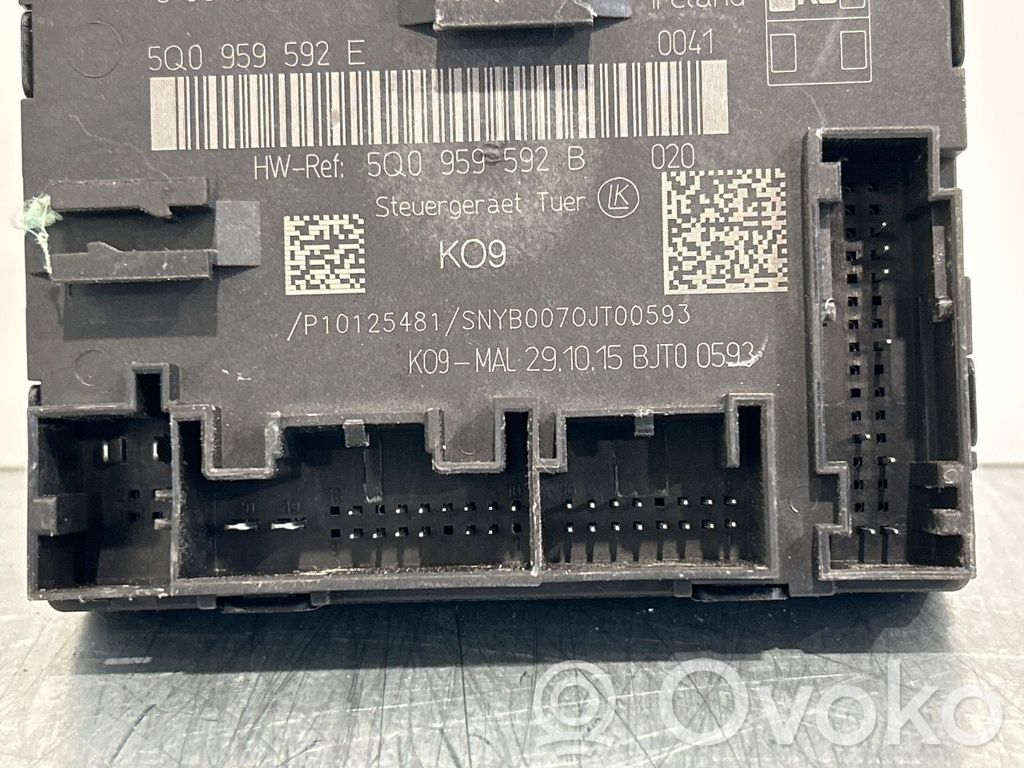 Skoda Superb B8 (3V) Centralina/modulo portiere 