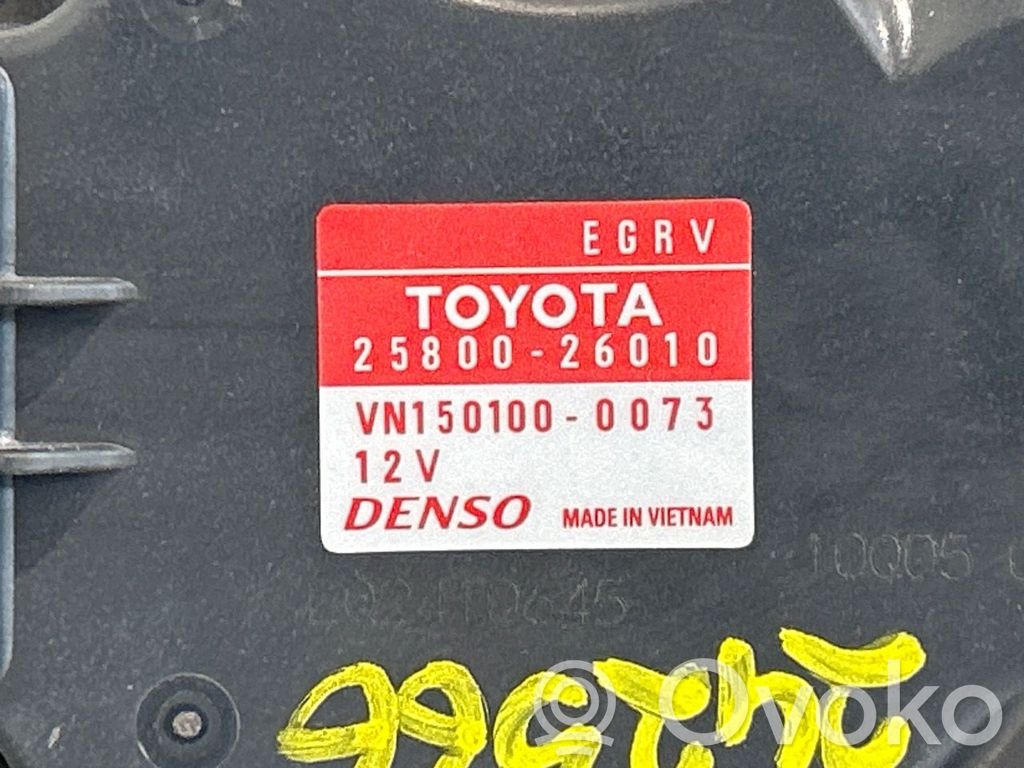 Toyota RAV 4 (XA40) EGR-venttiili