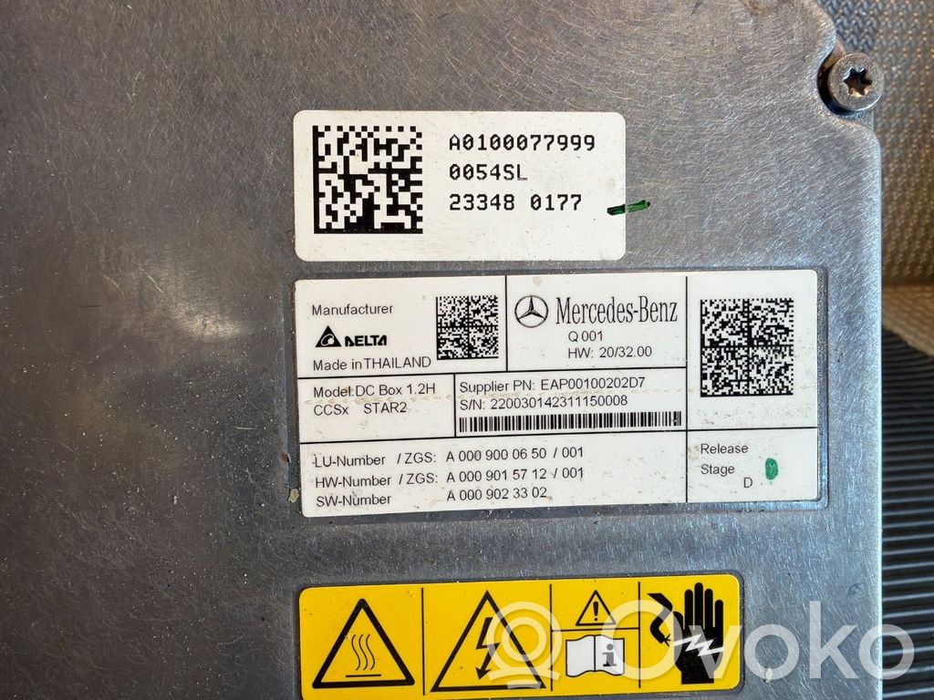 Mercedes-Benz EQA Sonstige Steuergeräte / Module