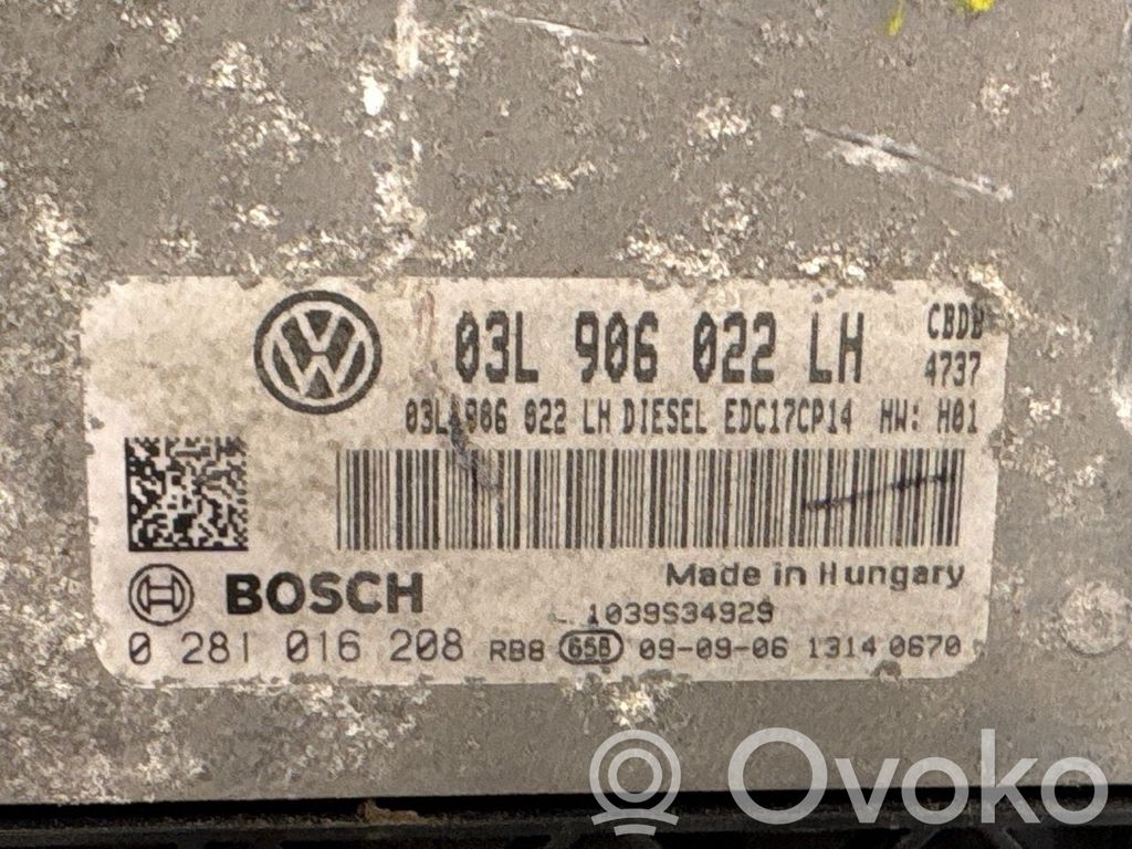 Skoda Yeti (5L) Unitate control motor/modul ECU 