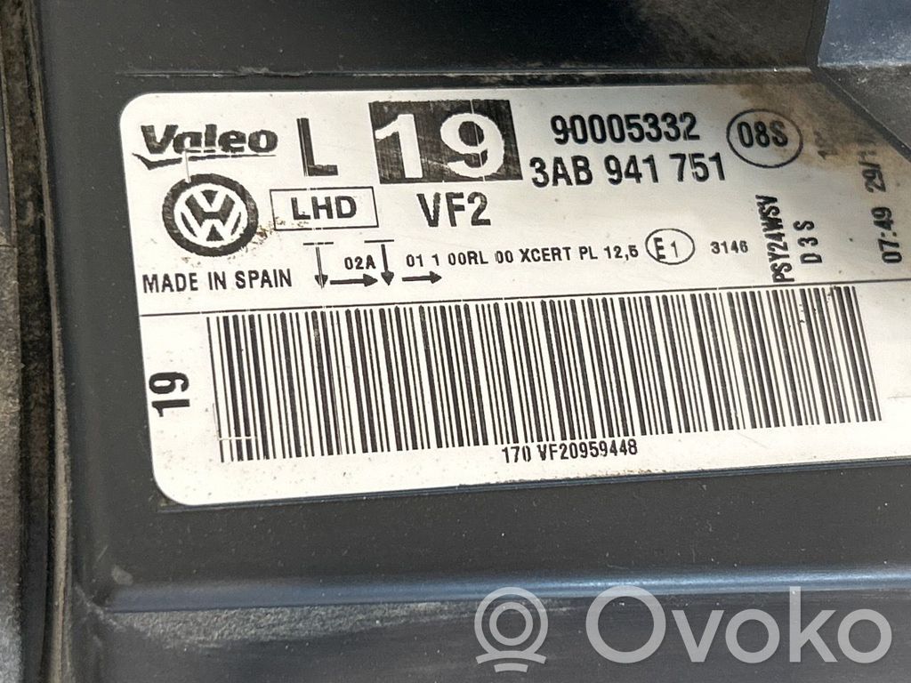 Volkswagen PASSAT B7 Faro/fanale 