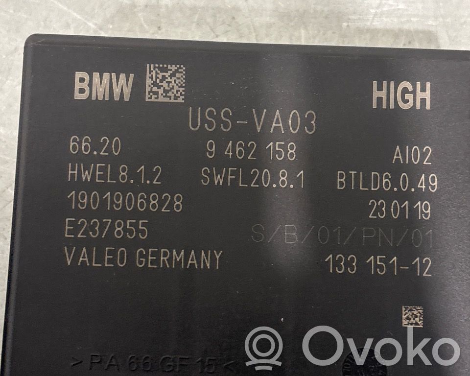 BMW 5 G30 G31 G38 Unitate/modul de comandă parcare PDC 