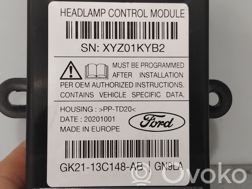Ford Transit Courier Unitate/modul control lămpi xenon 