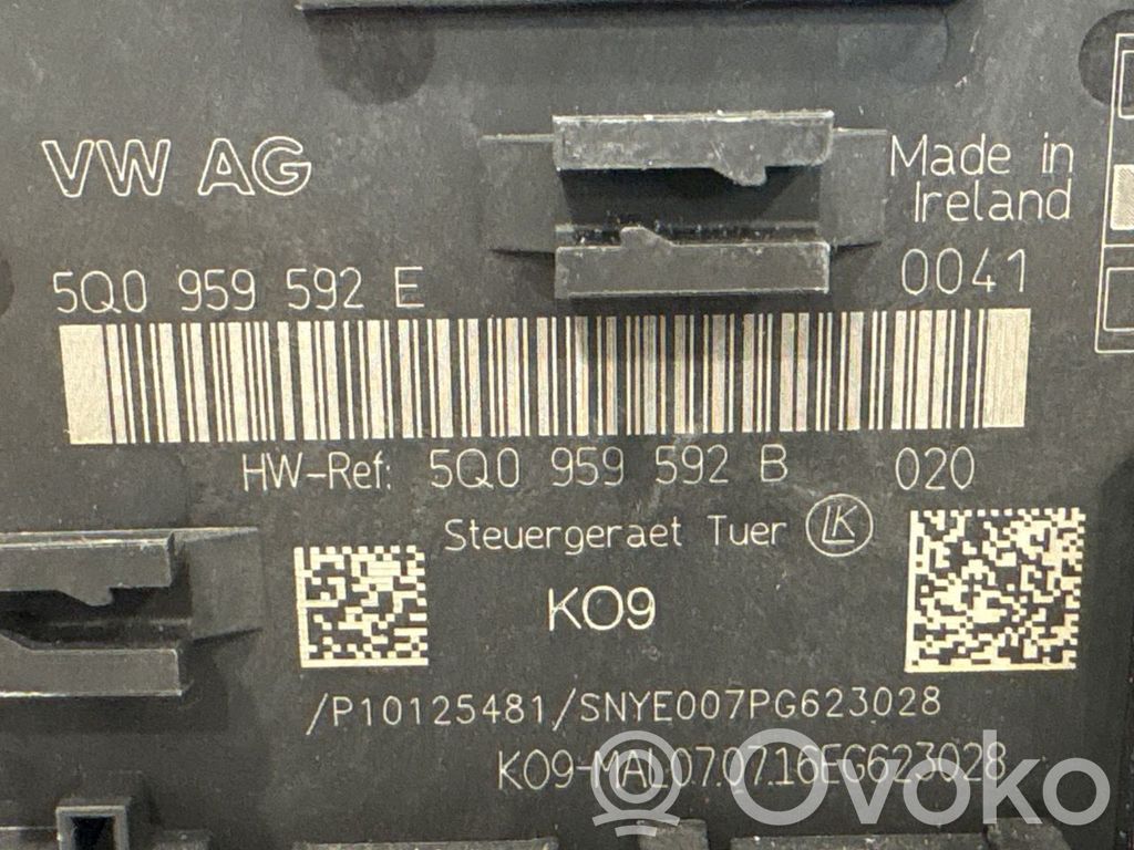 Volkswagen PASSAT B8 Unitate/modul comandă uși 
