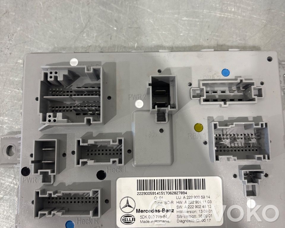 Mercedes-Benz C W205 Alte unități/module de control 