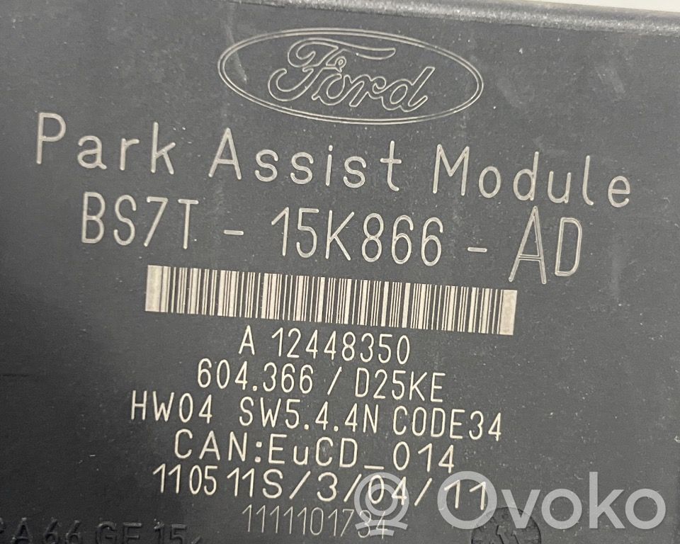Parking PDC control unit/module   1750288,BS7T15K866AD,BS7T15K866AD,1750288,BS7T15K866AD