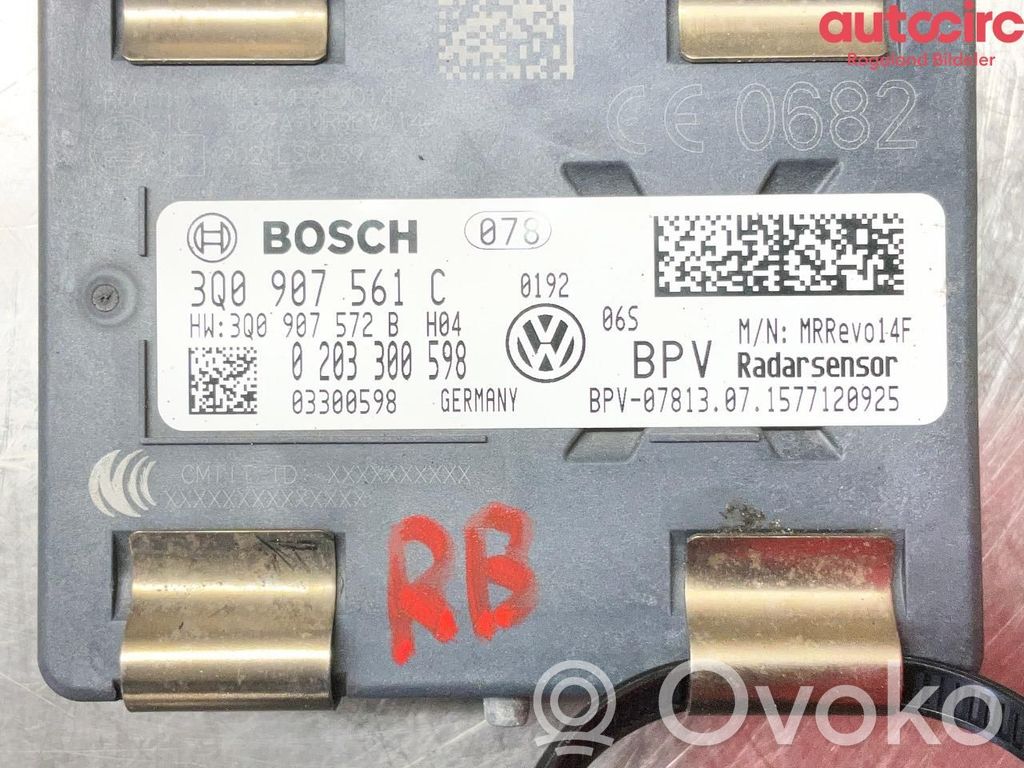 Volkswagen PASSAT B8 Capteur radar de distance