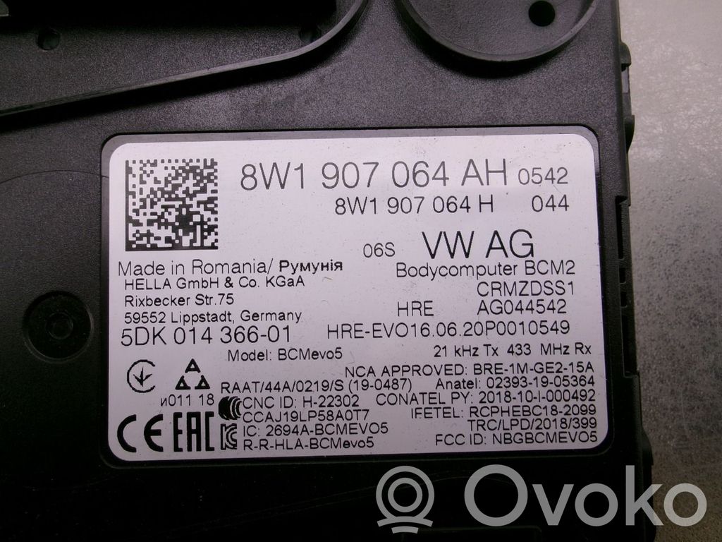 Audi e-tron Modul de control caroserie central