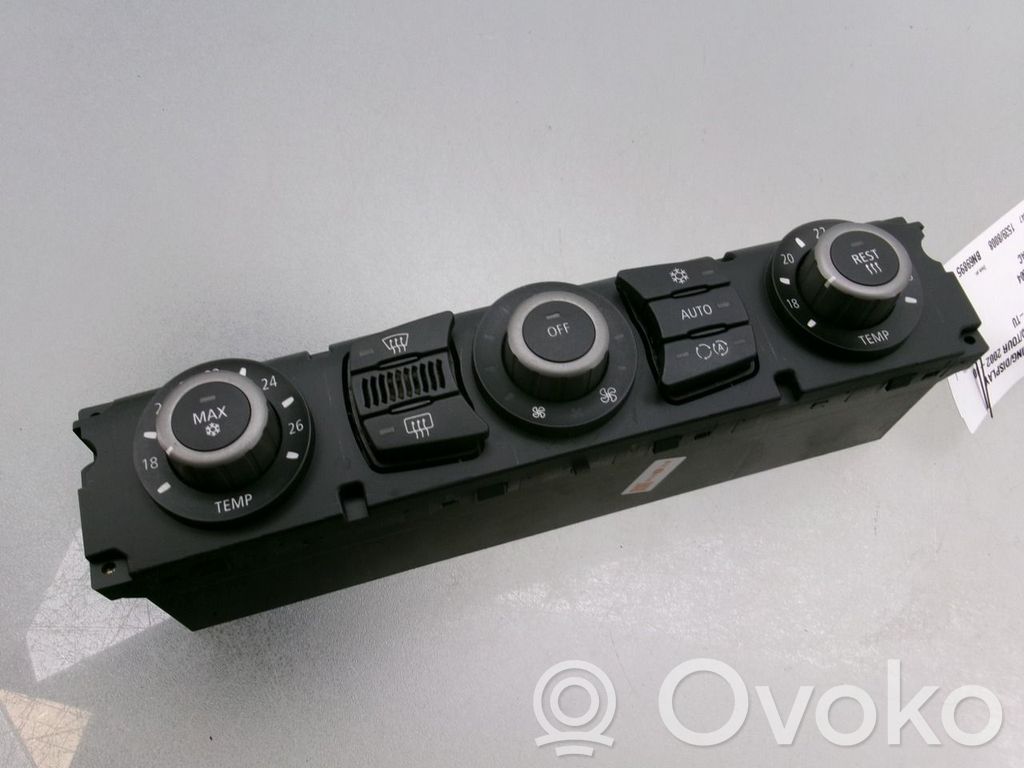 BMW 5 E60 E61 Console centrale, commande chauffage/clim