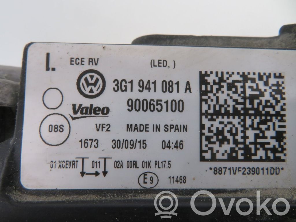 Volkswagen PASSAT B8 Phare frontale