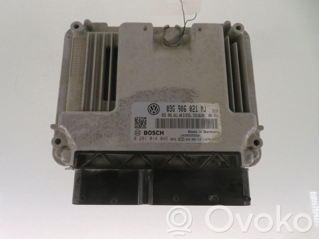 Volkswagen Touran I Unité de commande, module ECU de moteur
