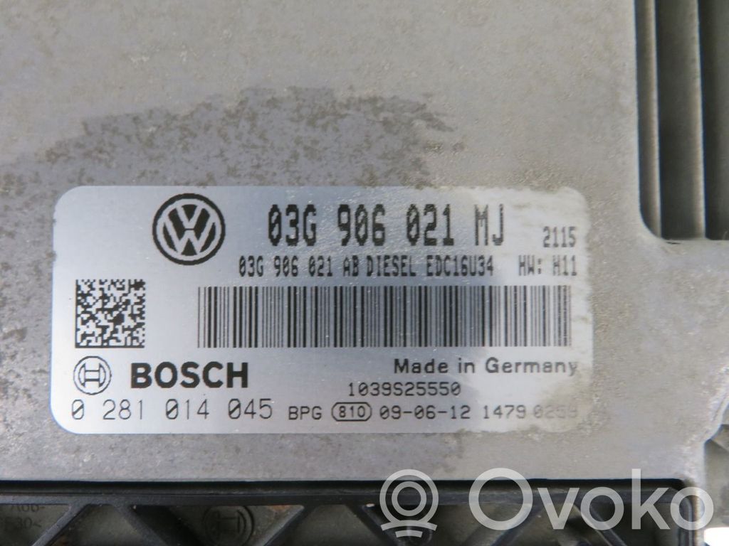 Volkswagen Touran I Moottorin ohjainlaite/moduuli (käytetyt)