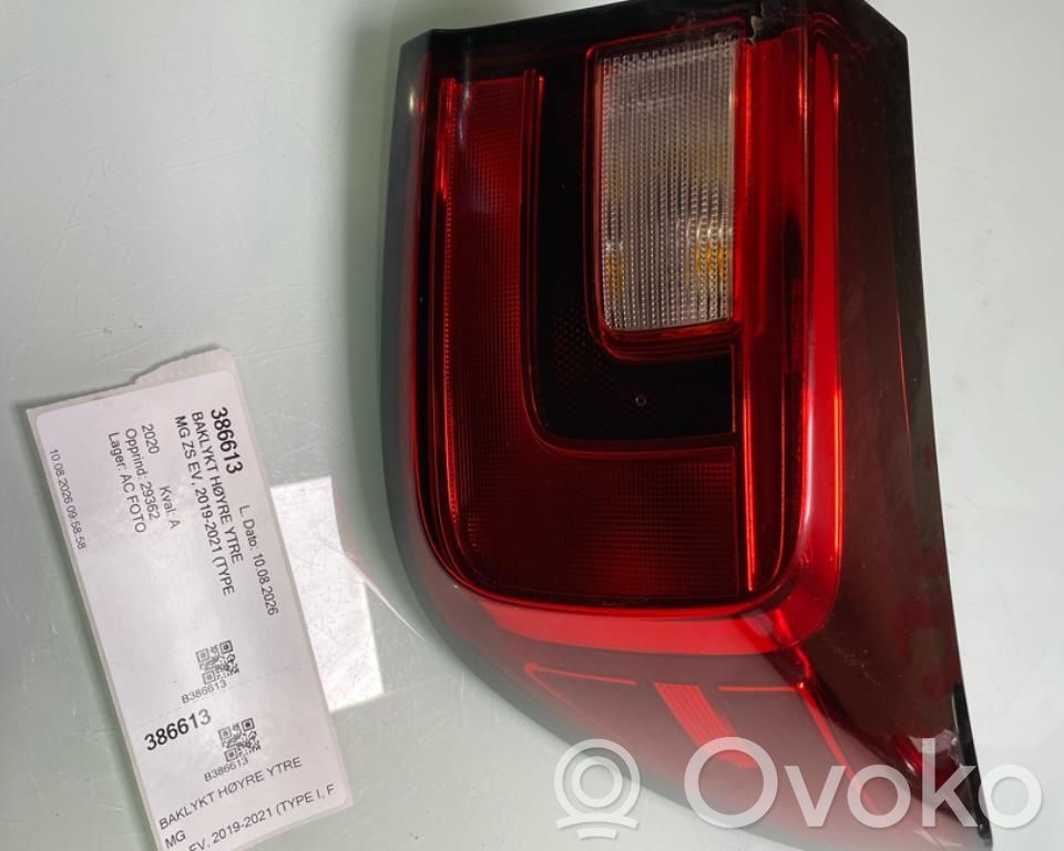 MG ZS Lampa tylna 