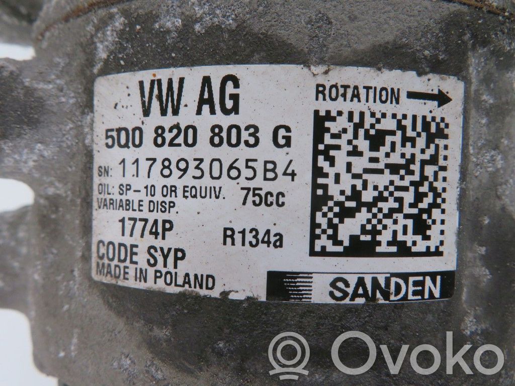 Skoda Fabia Mk3 (NJ) Compresseur de climatisation