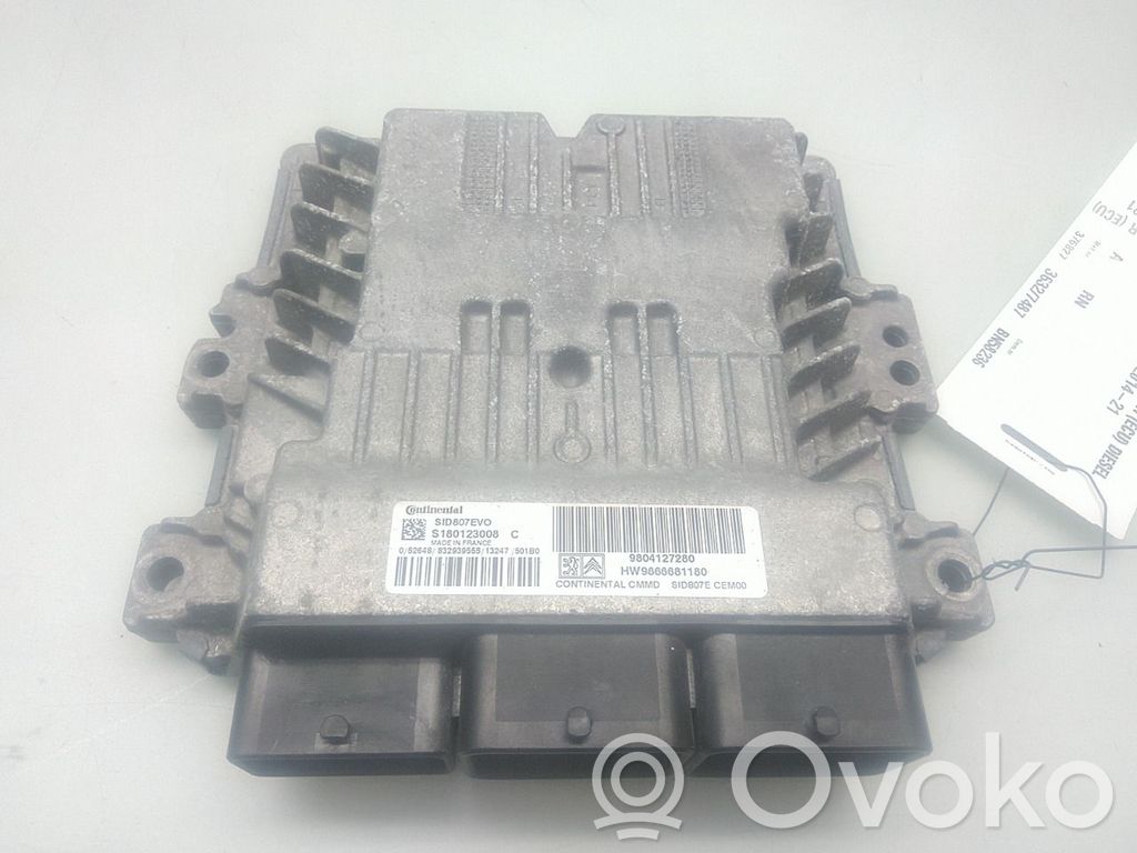 Peugeot 308 Unité de commande, module ECU de moteur 