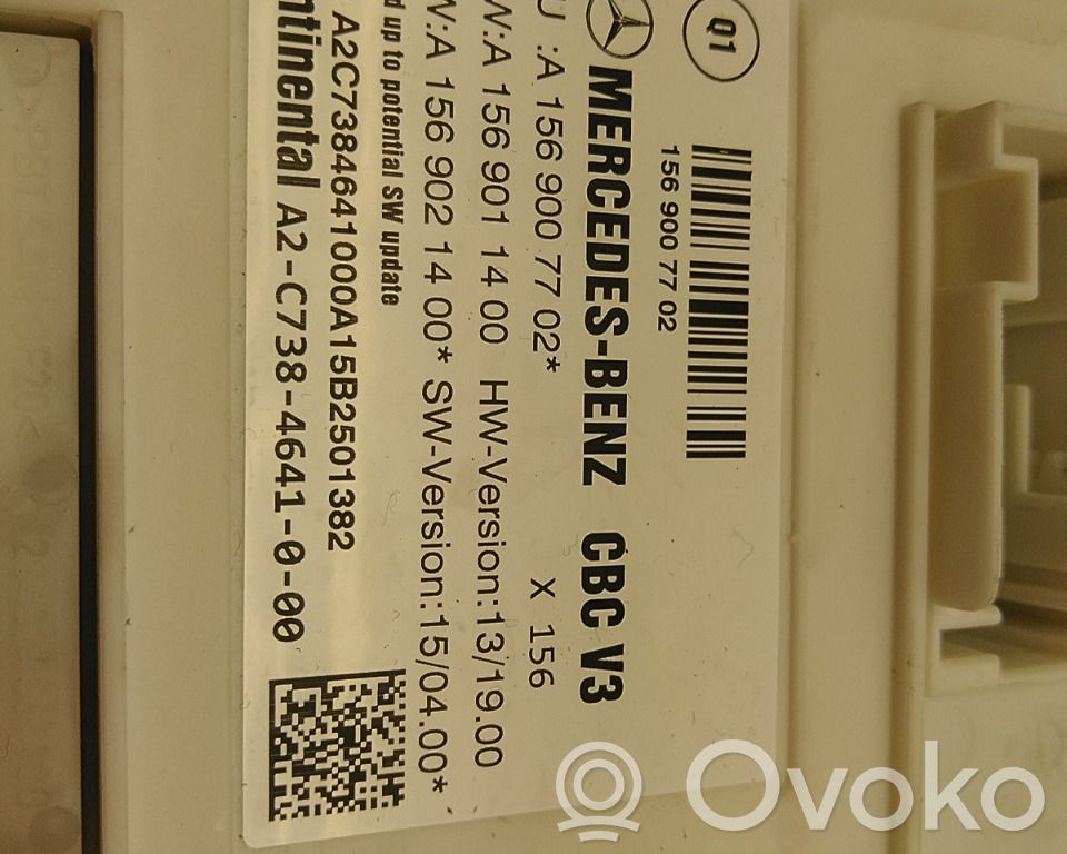 Mercedes-Benz A W176 Central body control module