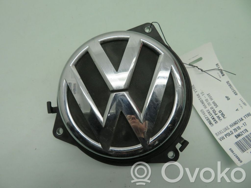 Volkswagen Polo V 6R Poignée extérieure de hayon arrière 