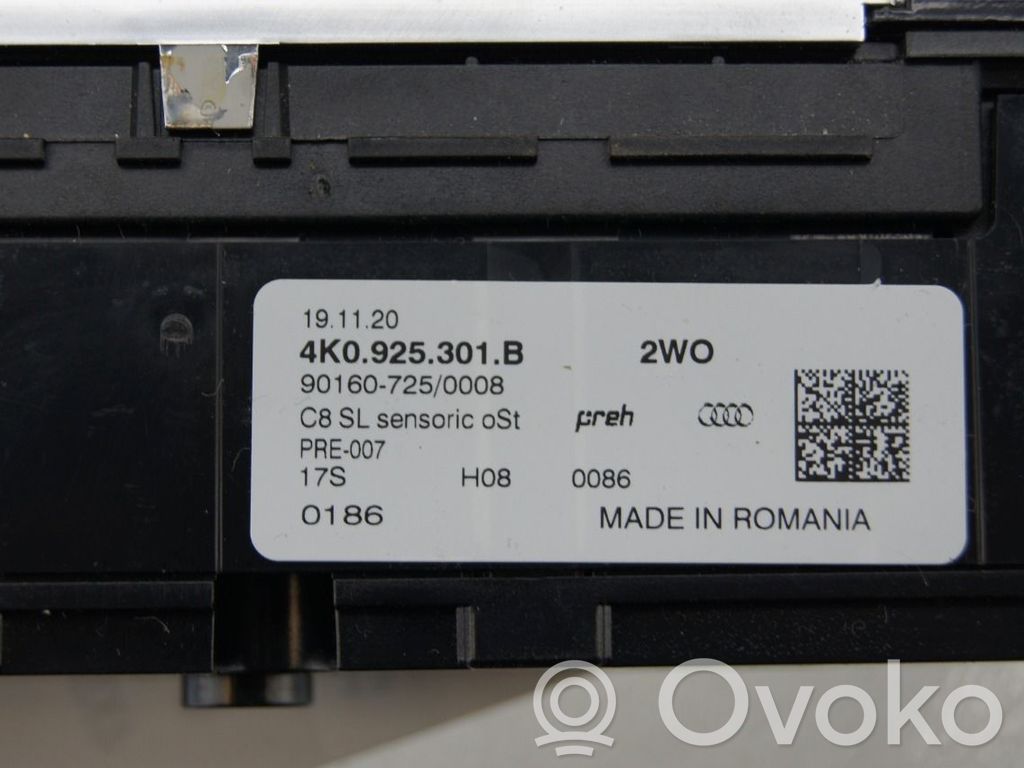 Audi A6 S6 C8 4K Sonstige Schalter / Griffe / Umschalter