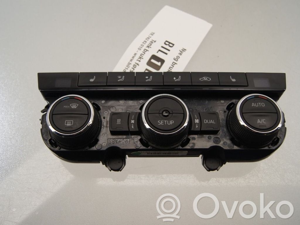 Skoda Octavia Mk3 (5E) Console centrale, commande chauffage/clim 