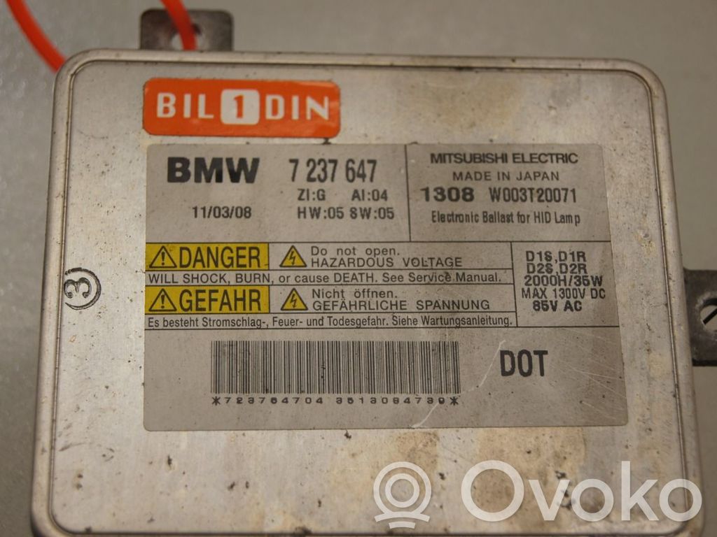 BMW 5 F10 F11 Unidad de control/módulo de los faros xenón
