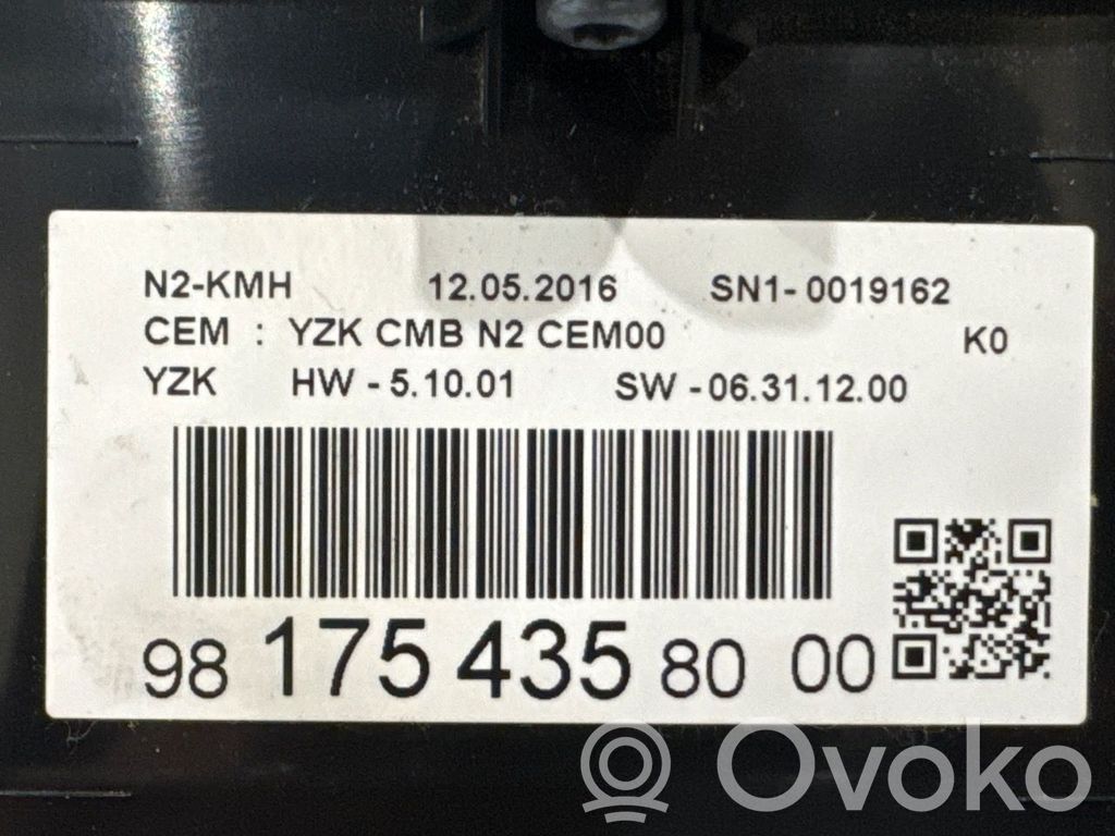 Toyota Proace Geschwindigkeitsmesser Cockpit