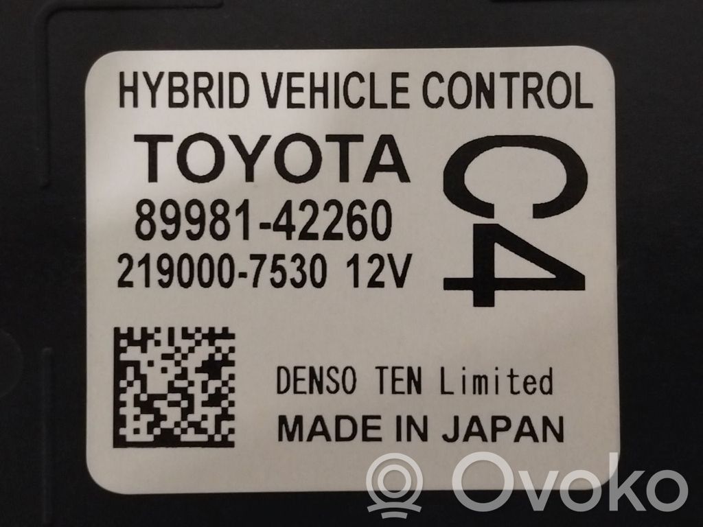 Toyota RAV 4 (XA50) Autres unités de commande / modules 