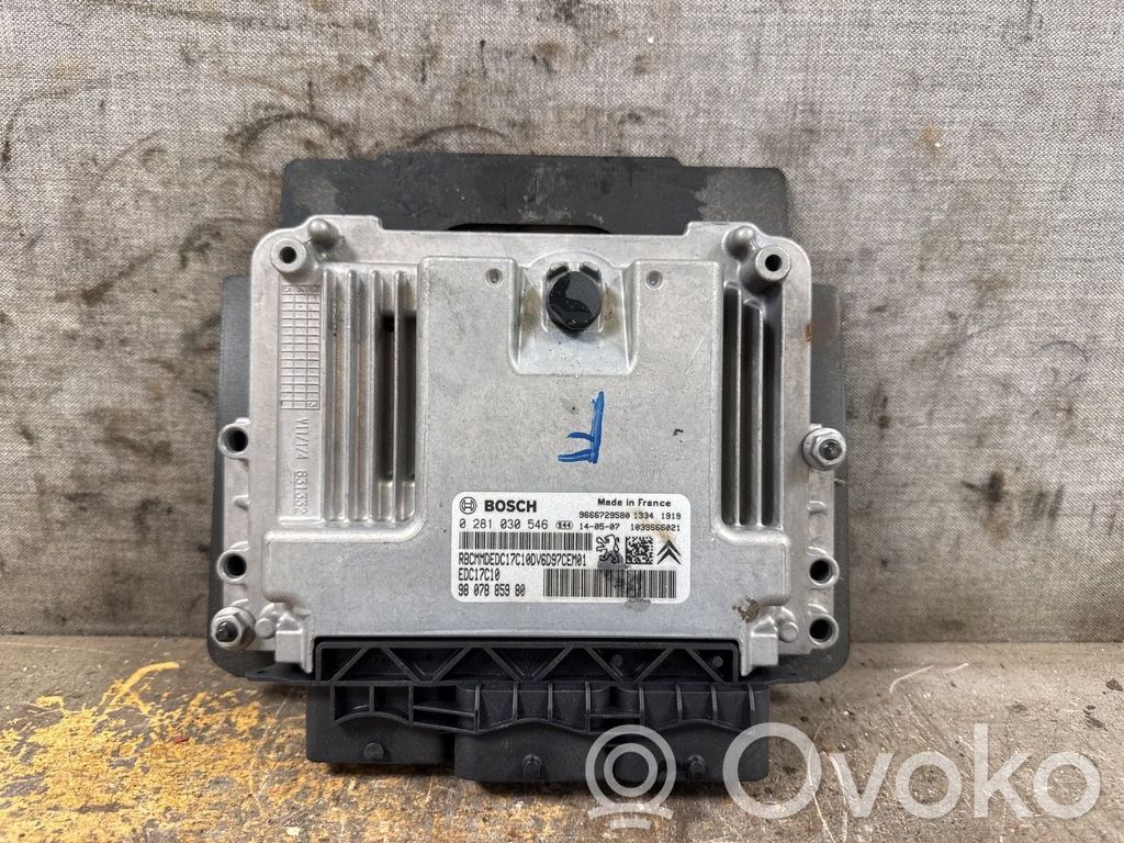 Peugeot Partner Unité de commande, module ECU de moteur