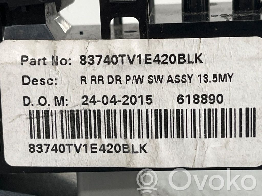 Honda Civic IX Interruptor del elevalunas eléctrico