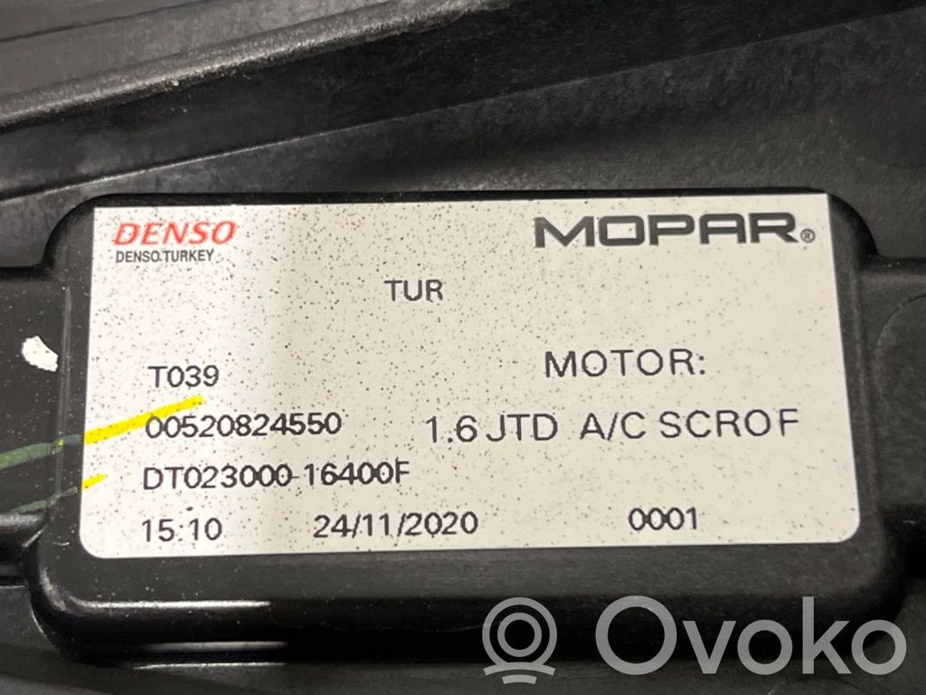 Fiat Tipo Aro de refuerzo del ventilador del radiador