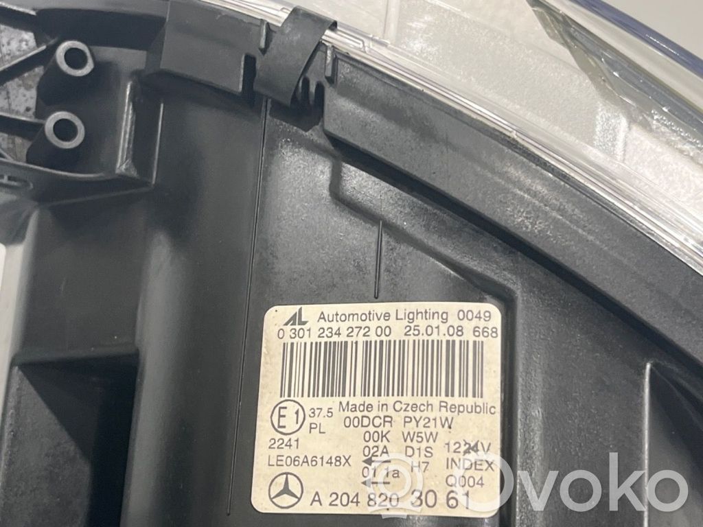 Mercedes-Benz C W204 Support phare frontale