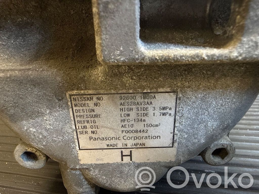 Nissan Leaf I (ZE0) Compresseur de climatisation