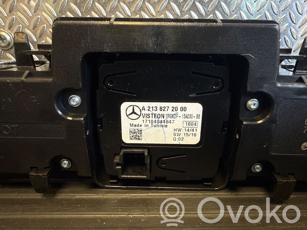 Mercedes-Benz E W213 Hazard light switch 