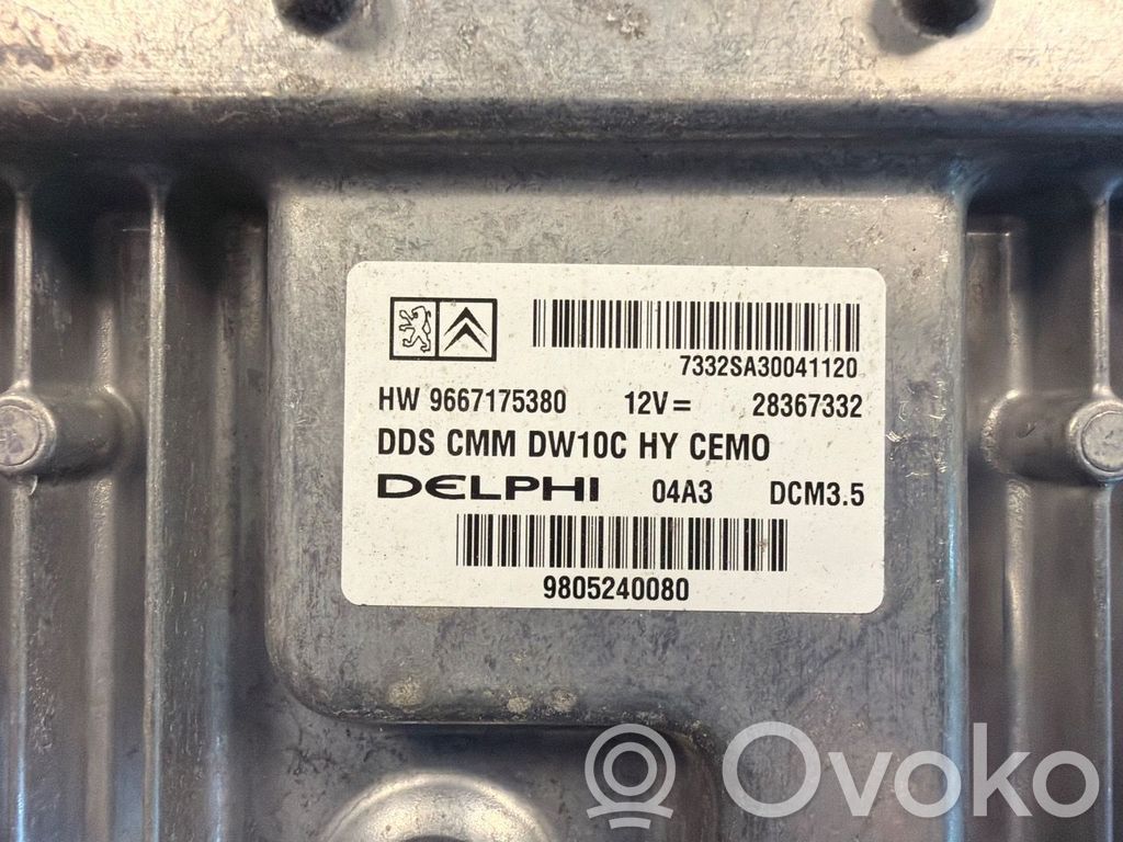 Peugeot 508 Unidad de control/módulo ECU del motor