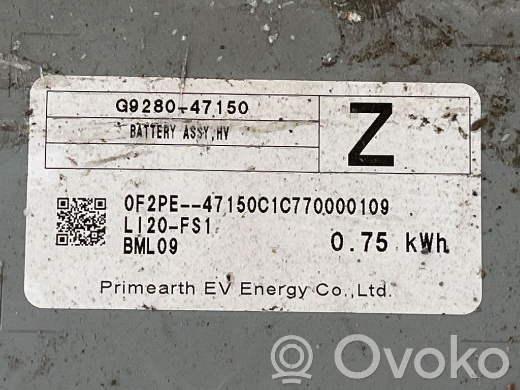 Toyota Corolla E210 E21 Bateria do samochodu elektrycznego / hybrydowego 