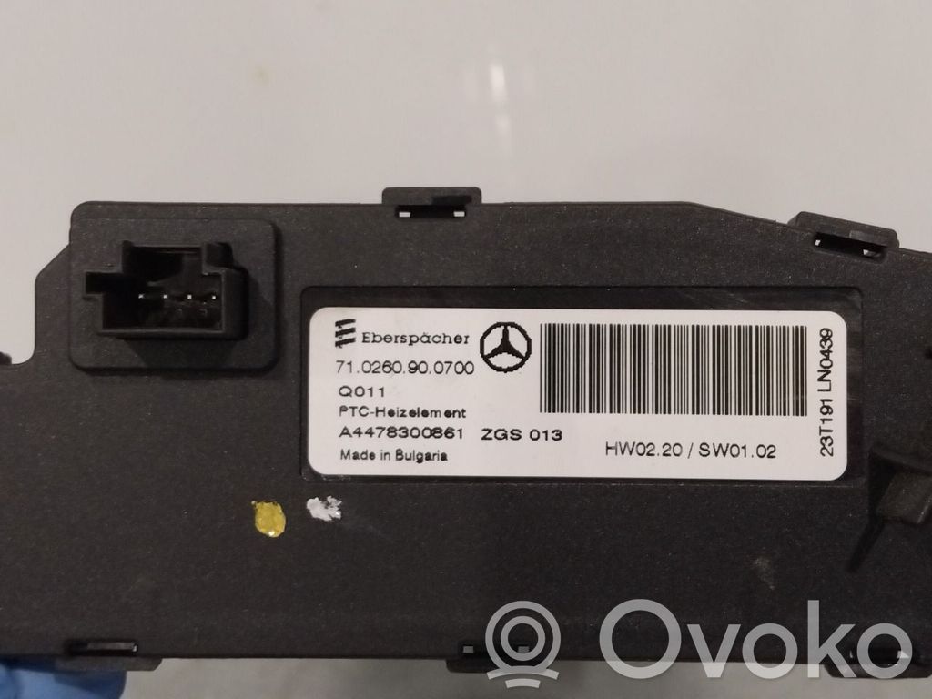 Mercedes-Benz Sprinter W906 Supapă control încălzitor lichid răcire 