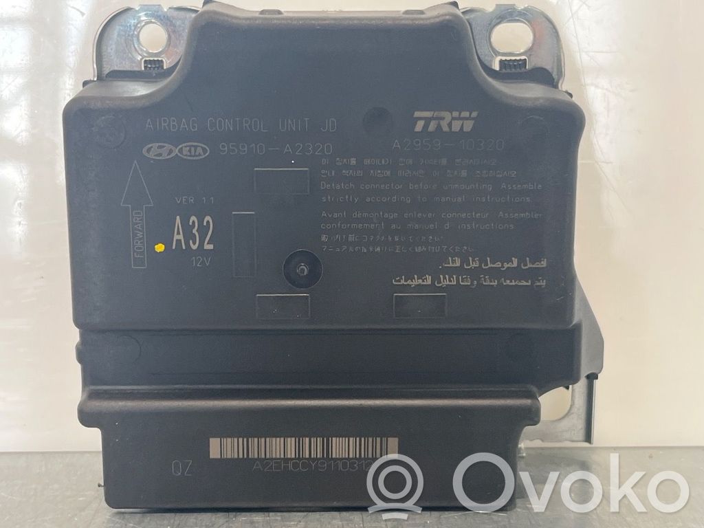 KIA Ceed Module de contrôle airbag