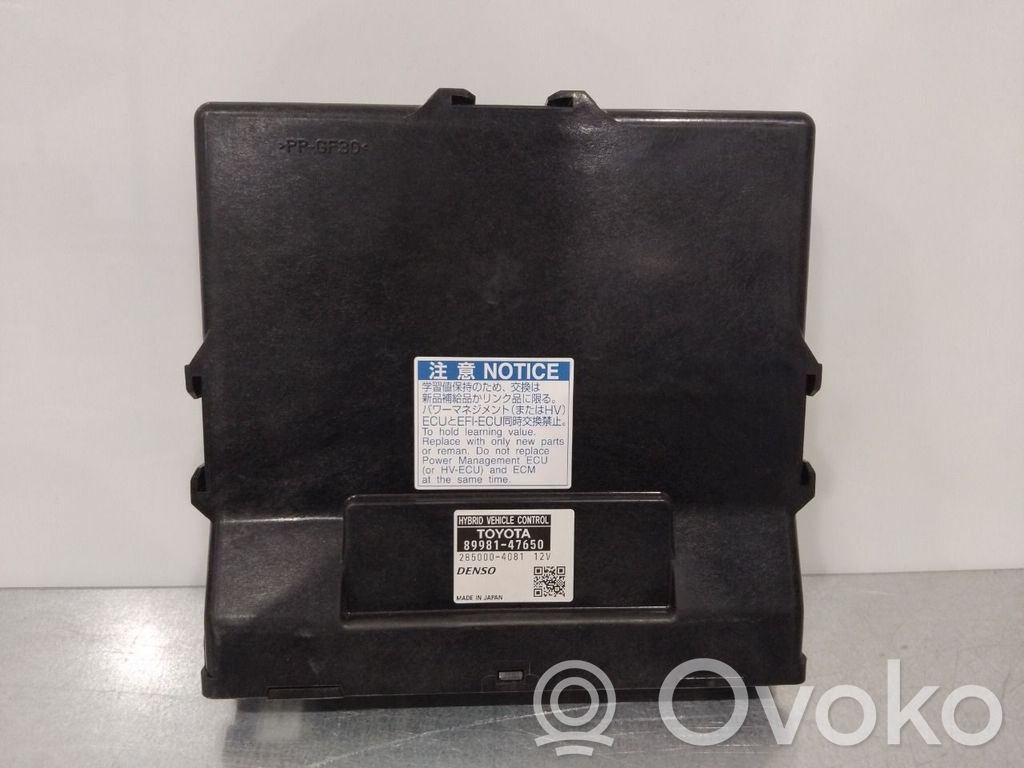 Toyota Prius+ (ZVW40) Autres unités de commande / modules