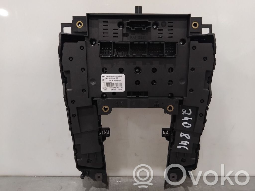 Porsche Cayenne (92A) Console centrale, commande chauffage/clim