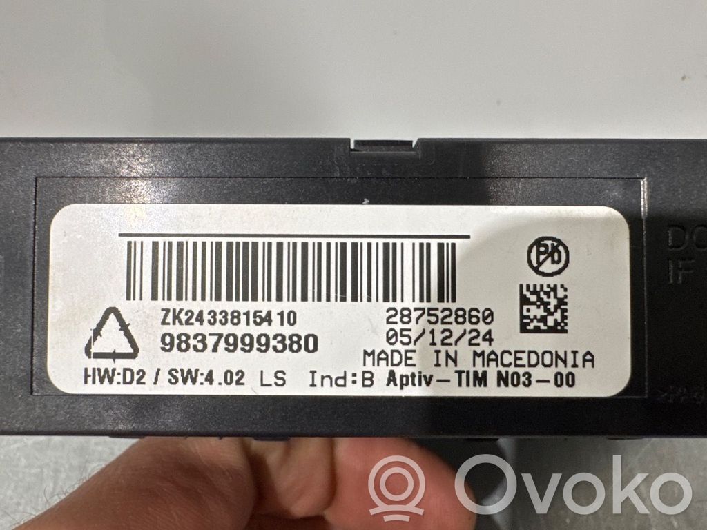 Citroen Berlingo Vetokoukun ohjainlaite/moduuli 