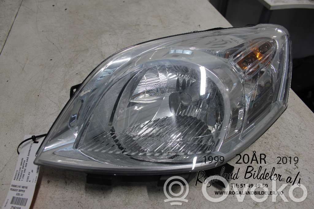 Peugeot Bipper Lampa przednia 