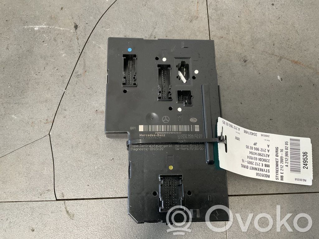 Mercedes-Benz E W212 Sonstige Steuergeräte / Module 