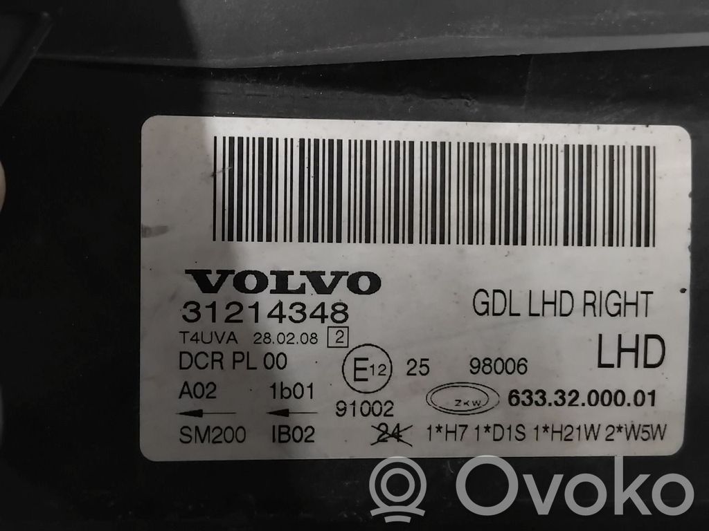 Volvo V70 Faro delantero/faro principal