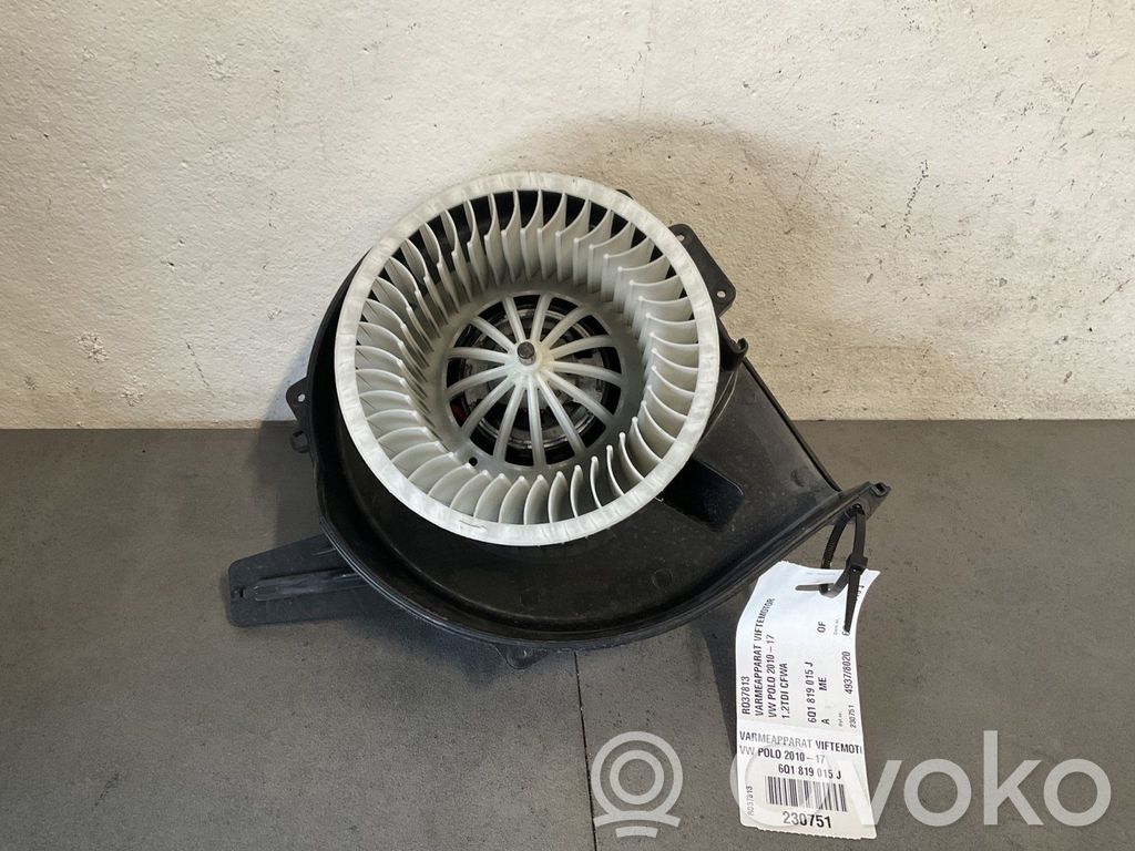Volkswagen Polo V 6R Вентилятор печки 