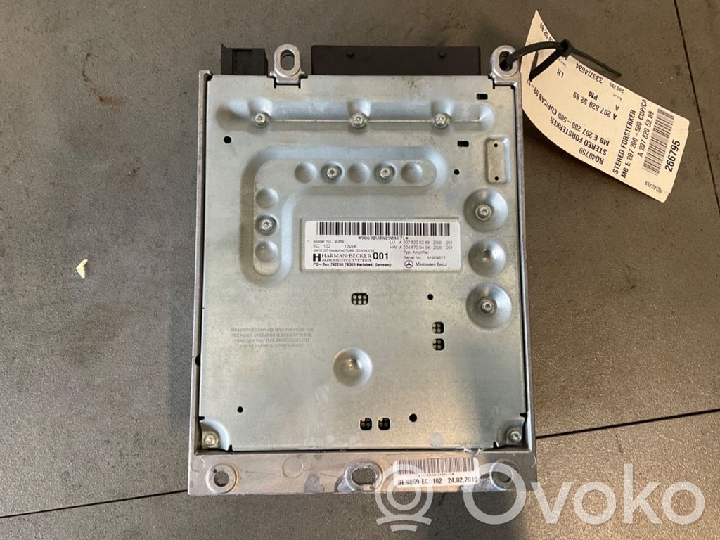 Mercedes-Benz E C207 W207 Amplificator sunet