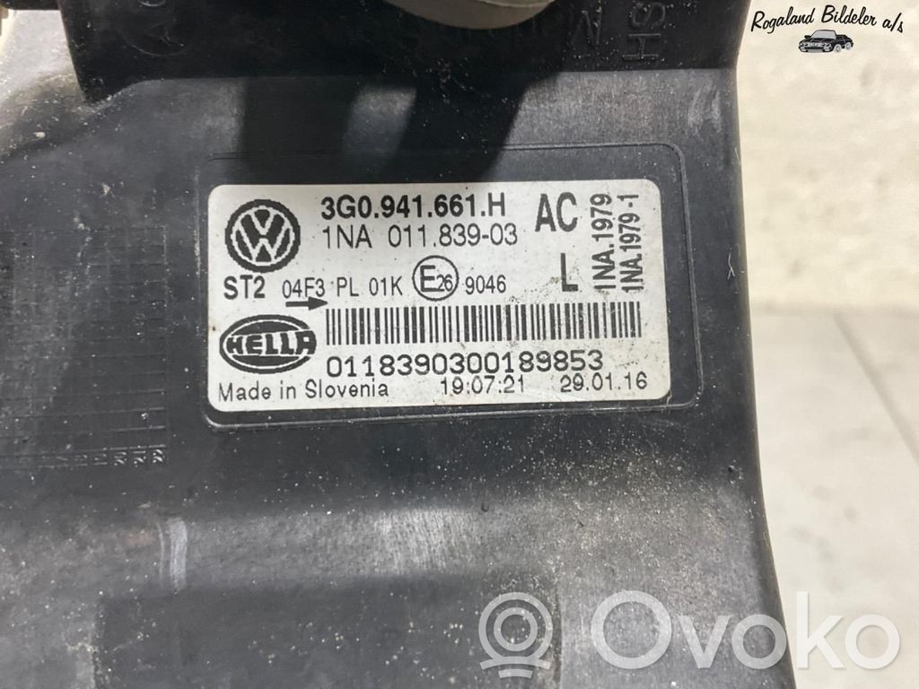 Volkswagen PASSAT B8 Etusumuvalo 