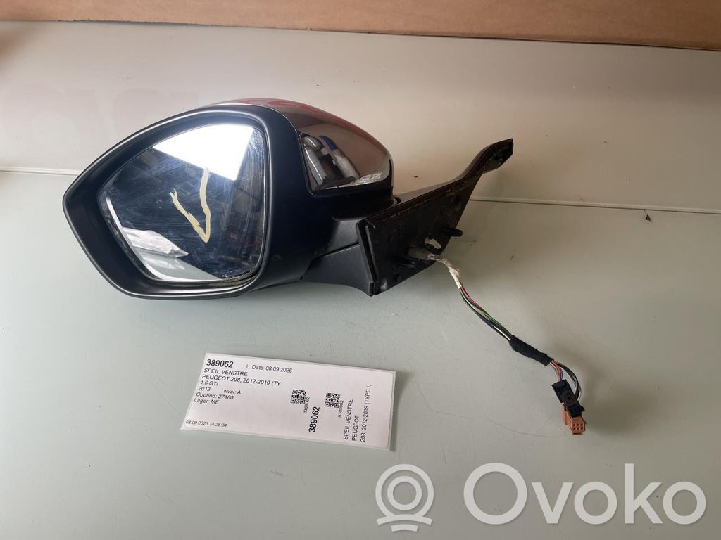 Peugeot 208 I Specchietto retrovisore elettrico portiera anteriore 