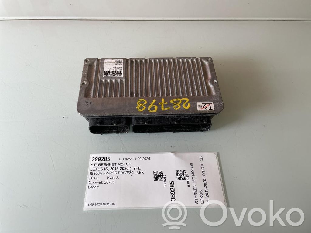 Lexus IS III XE30 Centralina/modulo motore ECU