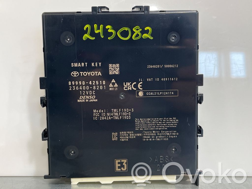 Toyota bZ4X Centralina/modulo keyless go 