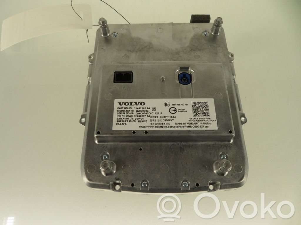 Volvo EX40 Multimediju kontrolieris