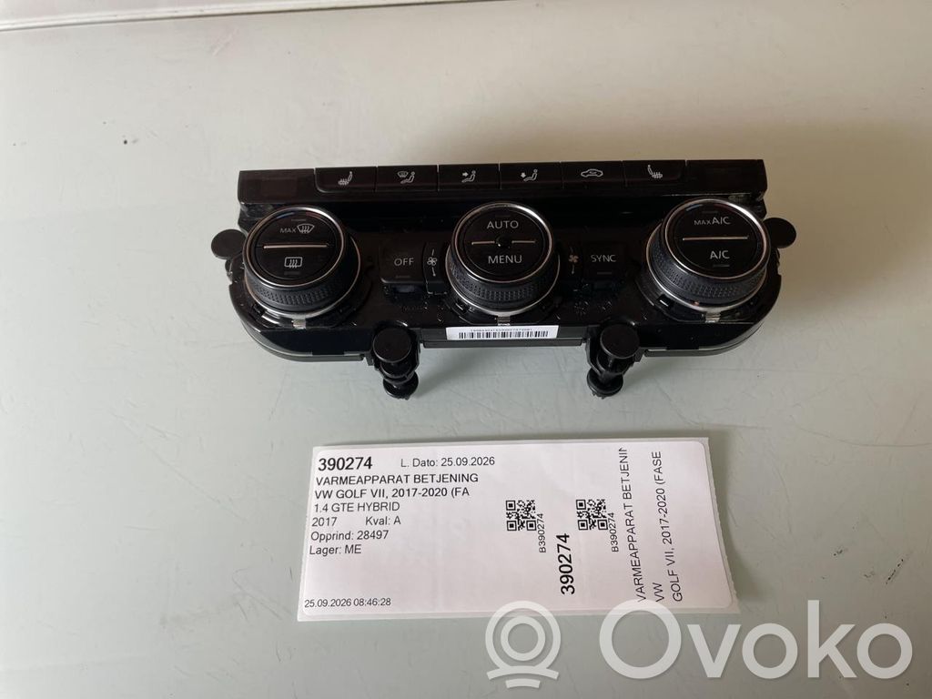 Volkswagen Golf VII Verkleidung Bedieneinheit Klimaanlage / Heizung 